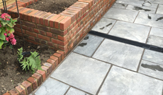 Garden brickwork and patio